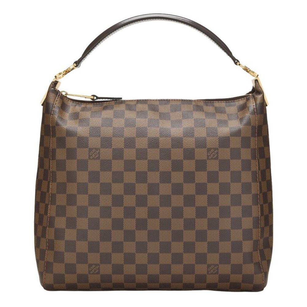 Louis Vuitton Brown Damier Ebene Coated Canvas Portobello Pm (Authentic